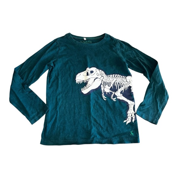 Joules Glow in the Dark Dino Long Sleeve Tee - Picture 1 of 3
